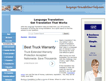 Tablet Screenshot of language-translation-help.com